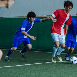 サッカー友情応援、石川県の星稜高校のために立ち上がったに日大藤沢高校